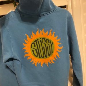 Stussy Blue Sweatshirt SIZE Small